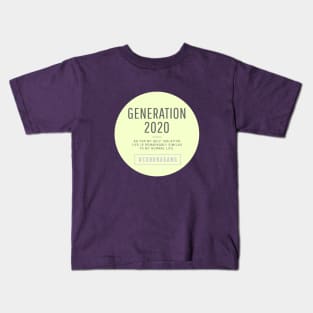 Generation 2020 Corona Edition Kids T-Shirt